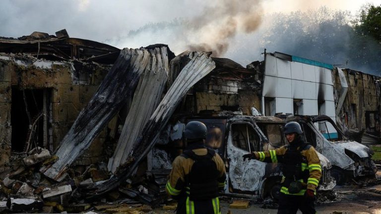 Russia bombards Ukraine with drones hours after Trump announces talks with Putin